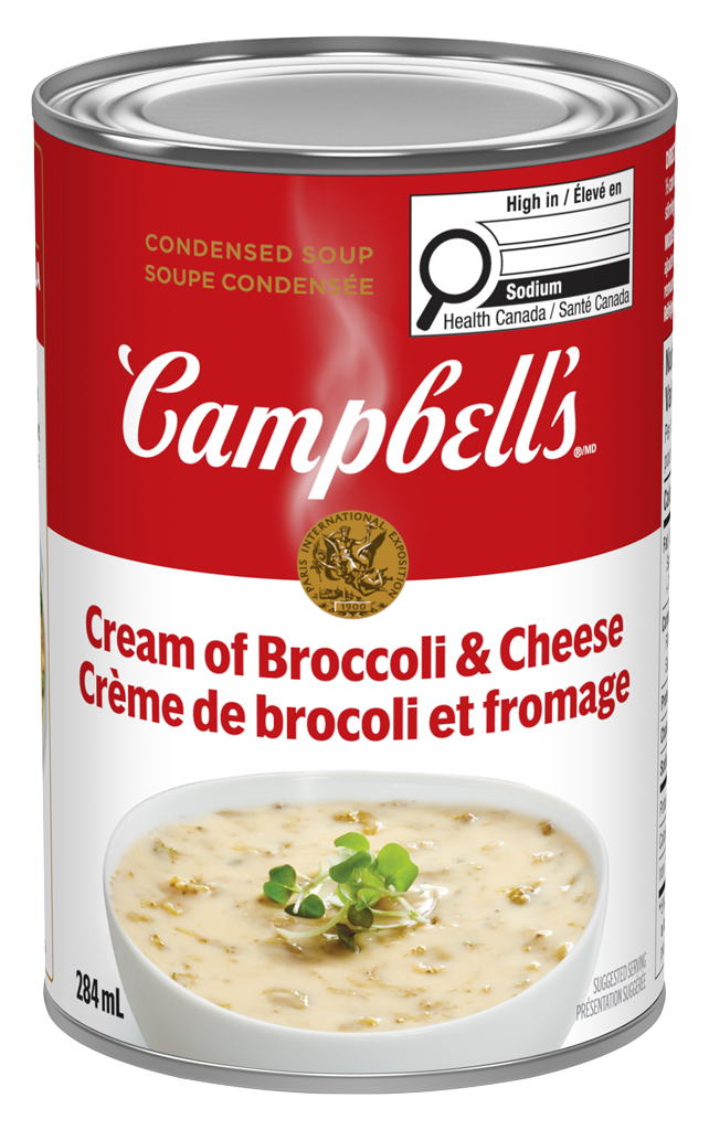 Campbell’s® Condensed Cream of Broccoli & Cheese