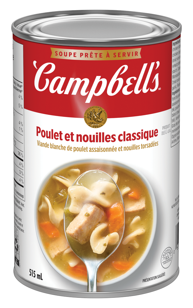 Campbell's® Prête à déguster, Poulet et nouilles classique (515 mL)