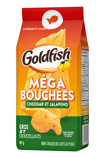 Goldfish Méga Bouchées Cheddar et Jalapeno