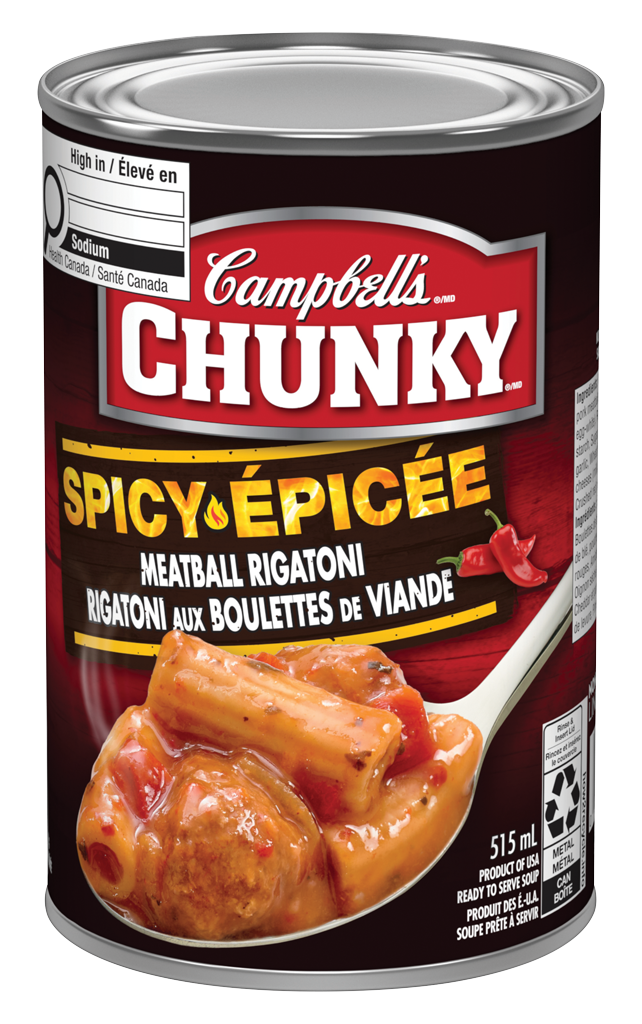 Campbell's Chunky Spicy Meatball Rigatoni
